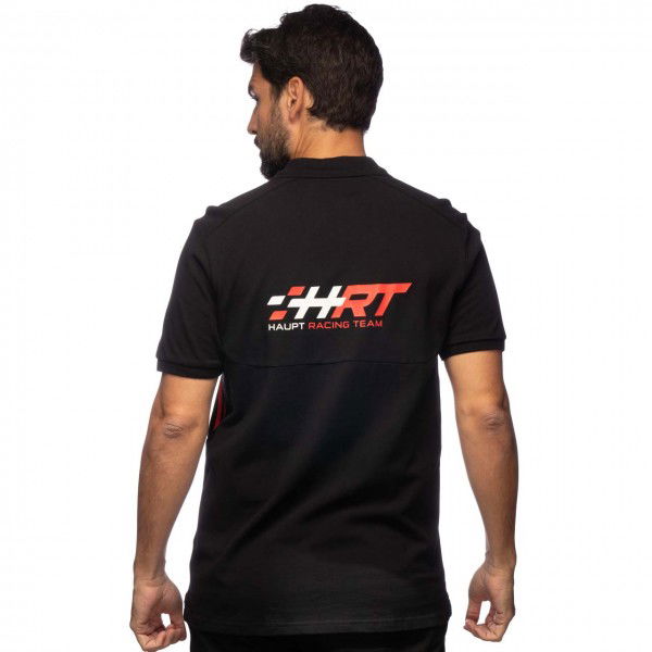 HRT Poloshirt Racing schwarz