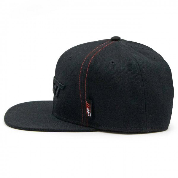 HRT Gorra Logo Flat Brim negro