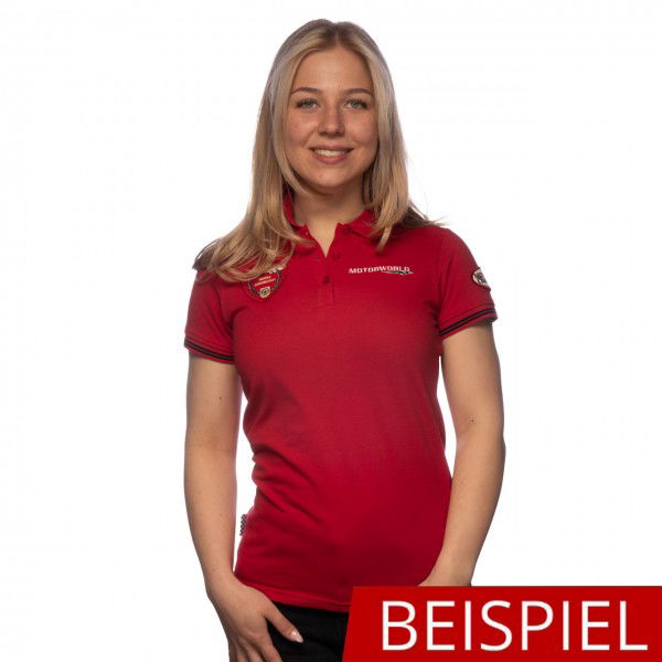 Motorworld Damen Poloshirt Zielflagge