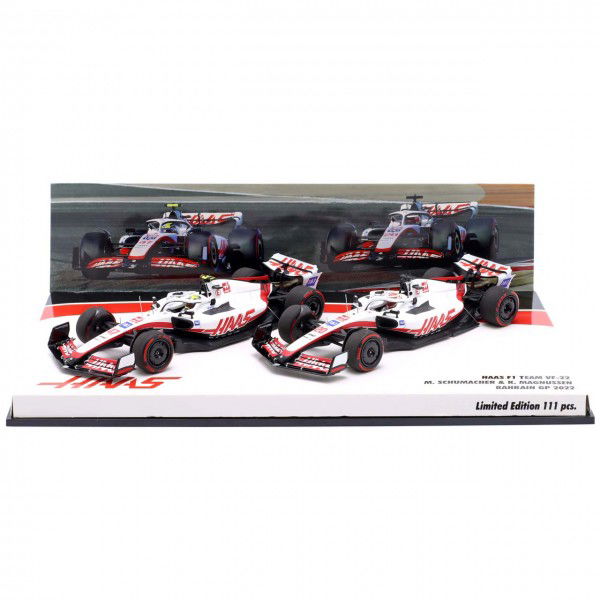Haas F1 Team 2022 Schumacher/ Magnussen Doppel-Set 1:43