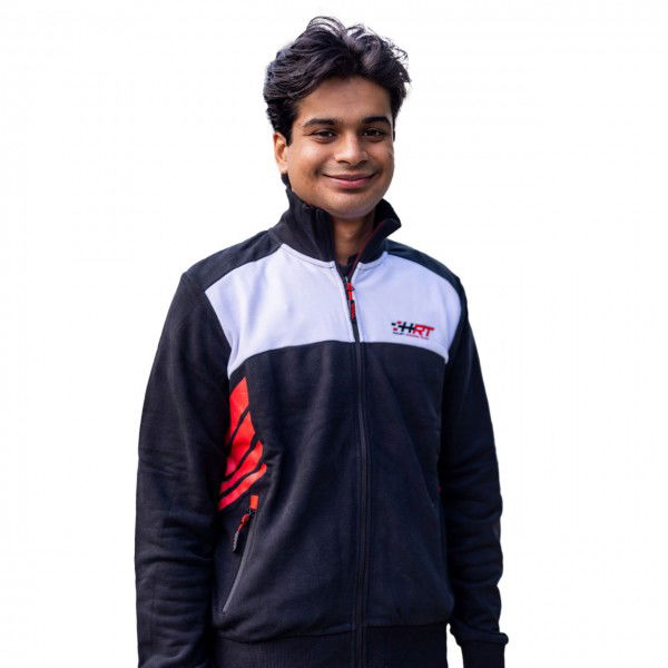 HRT Sweatjacke Racing schwarz