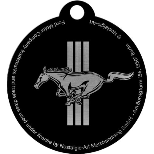 Llavero Ford Mustang - Horse & Stripes Logo