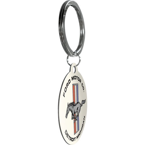 Keyring Ford Mustang - Horse & Stripes Logo