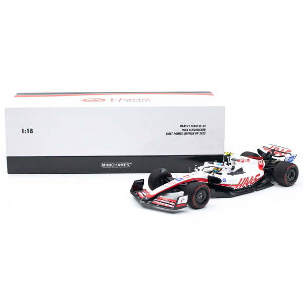 Mick Schumacher Haas F1 Team VF-22 Formel 1 Silverstone GP 2022 1:18
