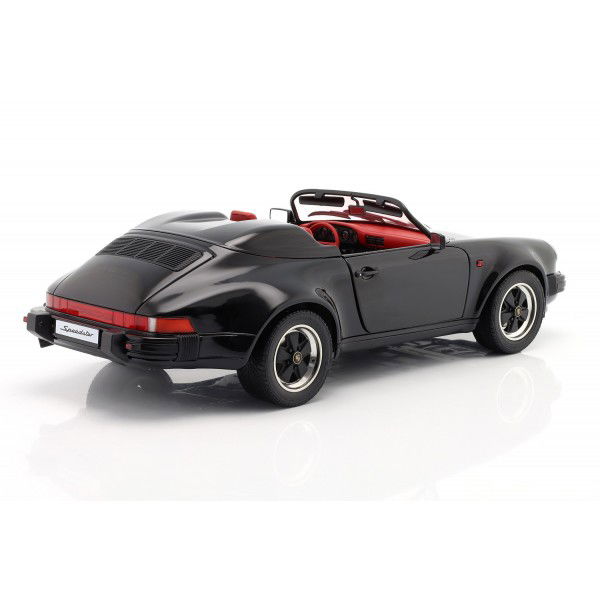 Porsche 911 Speedster 1989 black 1/12