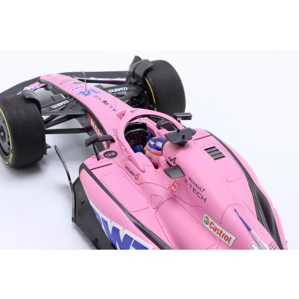 Fernando Alonso BWT Alpine F1 Team A522 Formel 1 Bahrain GP 2022 1:18