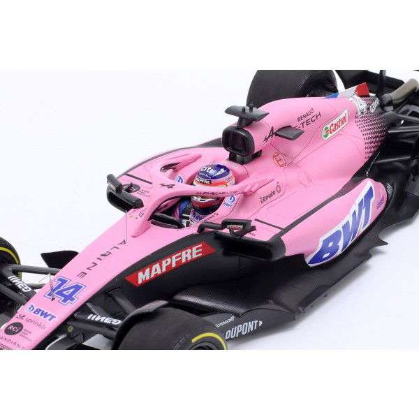 Fernando Alonso BWT Alpine F1 Team A522 Formel 1 Bahrain GP 2022 1:18