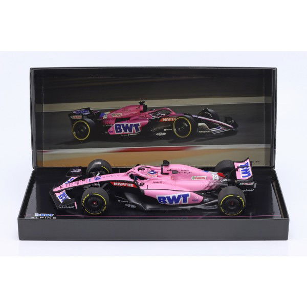 Fernando Alonso BWT Alpine F1 Team A522 Formel 1 Bahrain GP 2022 1:18