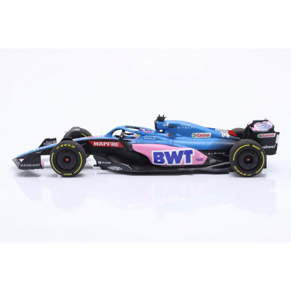Fernando Alonso BWT Alpine F1 Team A522 Australien GP 2022 1:18
