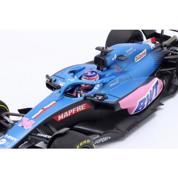 Fernando Alonso BWT Alpine F1 Team A522 Australien GP 2022 1:18