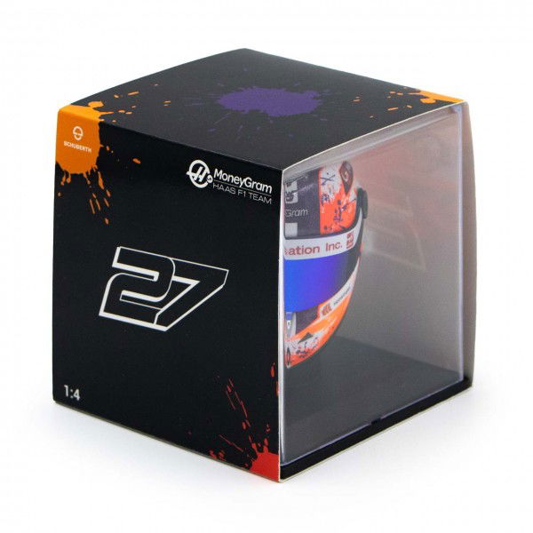 Nico Hülkenberg casco in miniatura Formula 1 2023 1/4