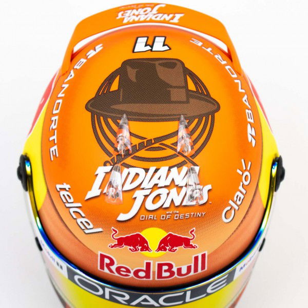 Sergio Pérez casco in miniatura Disney Formula 1 GP del Canada 2023 1/2