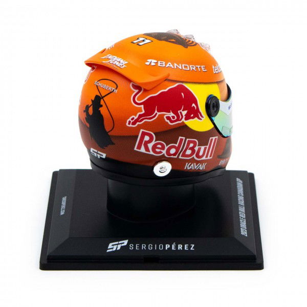 Sergio Pérez Miniaturhelm Disney Formel 1 Kanada GP 2023 1:4