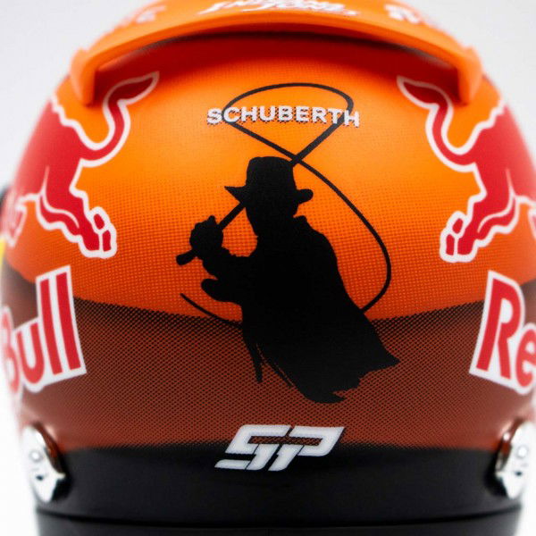 Sergio Pérez Miniaturhelm Disney Formel 1 Kanada GP 2023 1:4