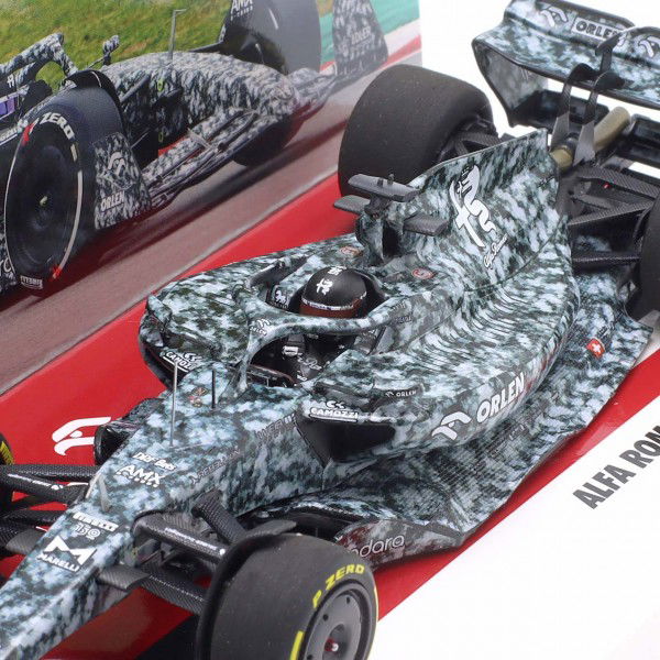 Zhou Guanyu Alfa Romeo F1 Team ORLEN C42 Test Barcelona 2022 1:43