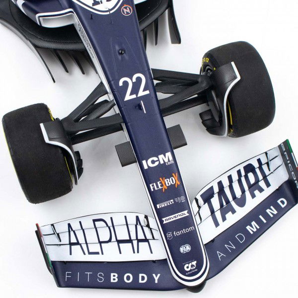 Yuki Tsunoda Scuderia AlphaTauri AT03 Formel 1 Bahrain GP 2022 1:18