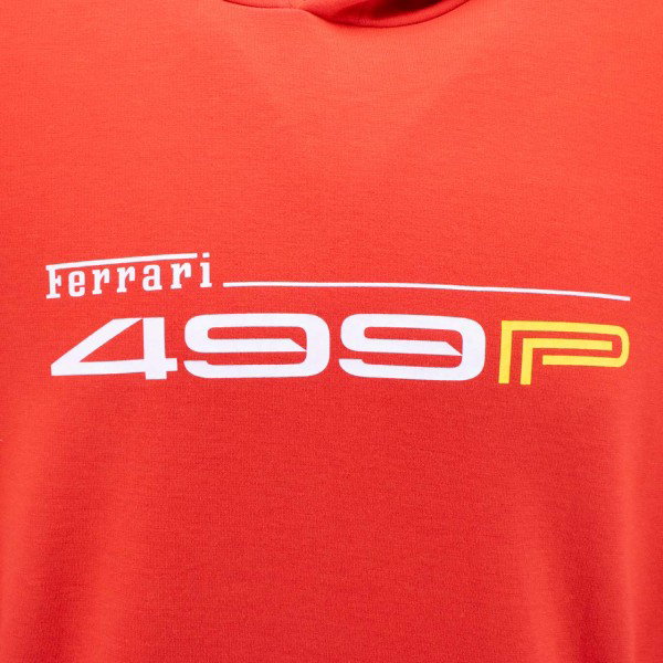 Ferrari Hypercar 499P Logo Sudadera con capucha rojo