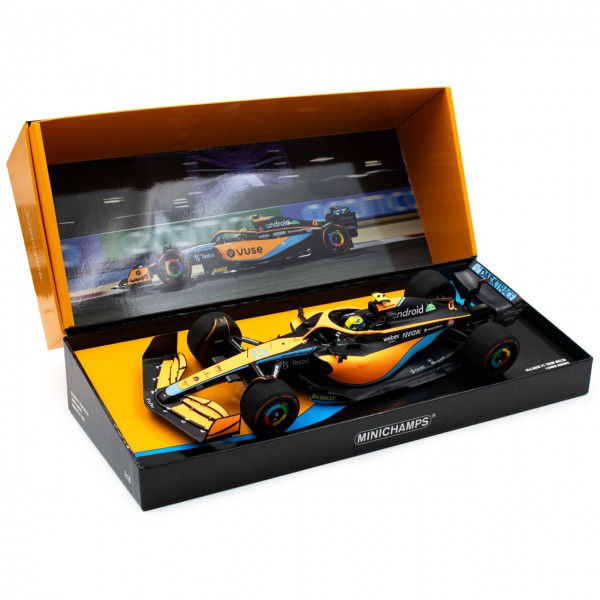 Lando Norris McLaren F1 Team MCL36 Formel 1 Bahrain GP 2022 1:18