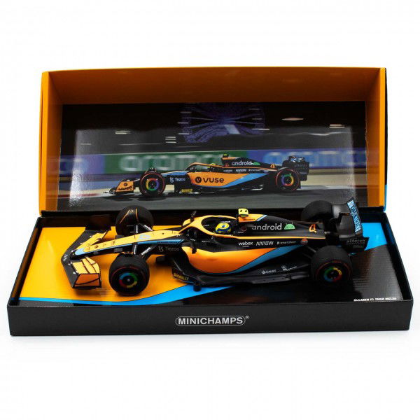Lando Norris McLaren F1 Team MCL36 Formel 1 Bahrain GP 2022 1:18
