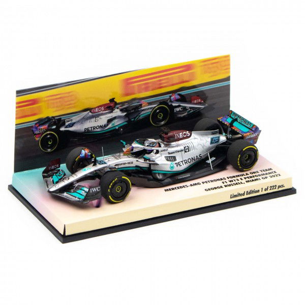 PMA 1/43 メルセデス F1 W13 ラッセル 2022 マイアミ George Russell Mercedes AMG Petronas W13 Formula 1 Miami GP 2022