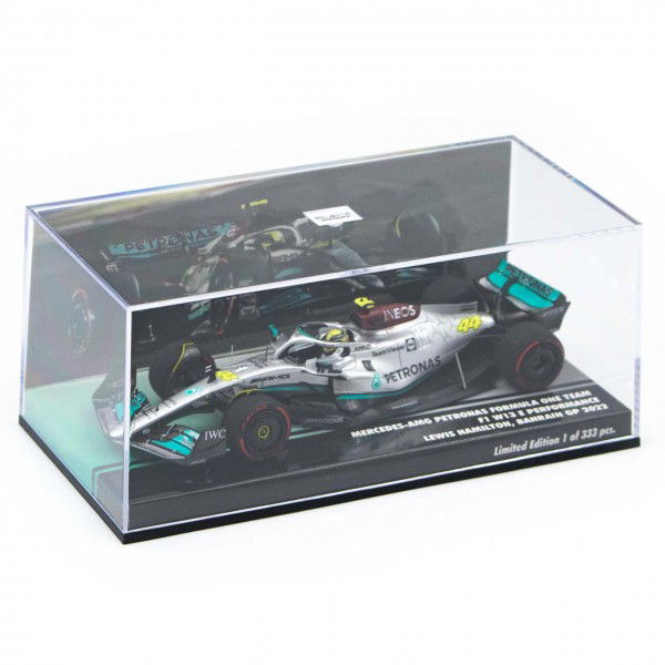 Lewis Hamilton Mercedes AMG Petronas W13 Formel 1 Bahrain GP 2022 1:43