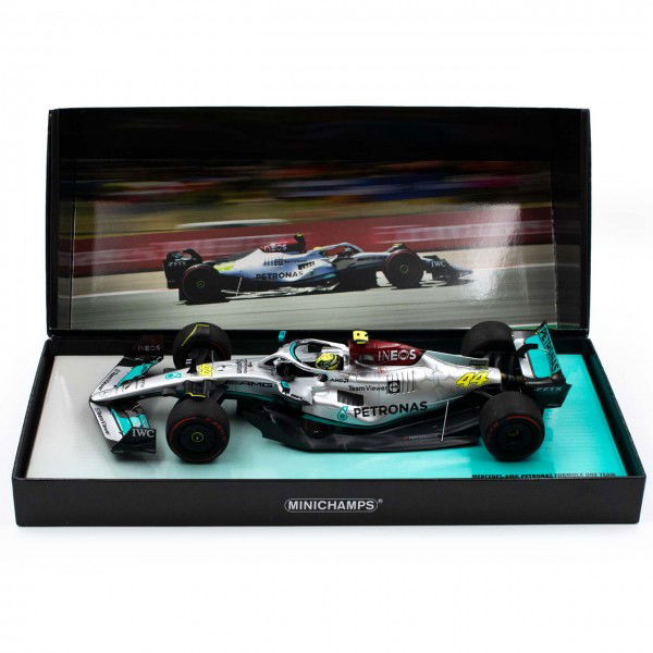 PMA 1/18 メルセデス F1 W13 H.ハミルトン 2022 マイアミ Minichamps 1:18 Lewis Hamilton Mercedes-AMG F1 W13 #44 6th miami
