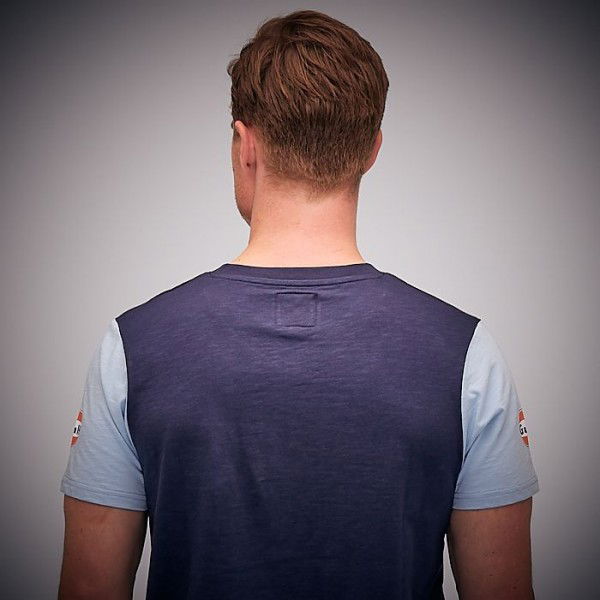 Gulf T-Shirt Racing V-Neck navy blue