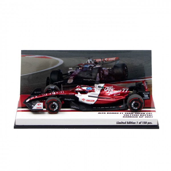 Valtteri Bottas Alfa Romeo F1 Team ORLEN C42 Bahrain GP 2022 1:43