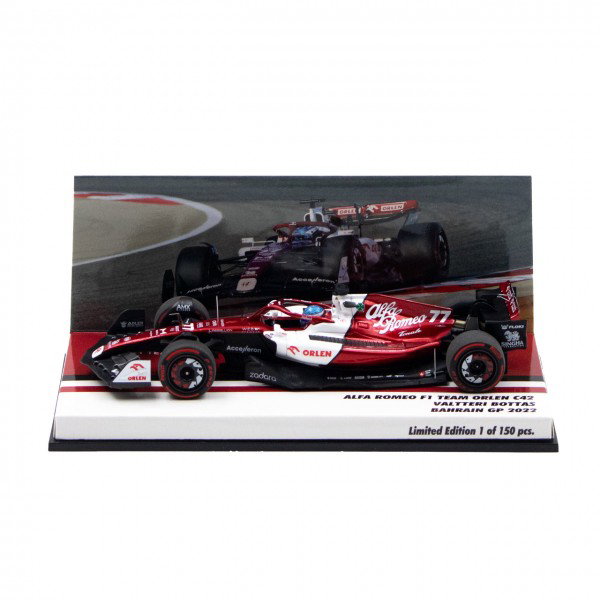 Valtteri Bottas Alfa Romeo F1 Team ORLEN C42 Bahrain GP 2022 1:43