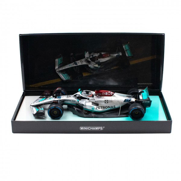 George Russell Mercedes AMG Petronas W13 Formel 1 Monaco GP 2022 1:18