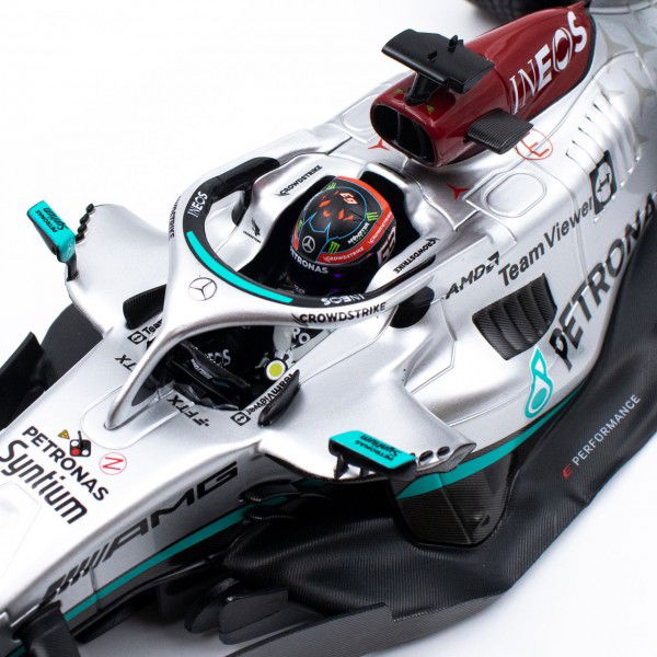 George Russell Mercedes AMG Petronas W13 Formel 1 Monaco GP 2022 1:18