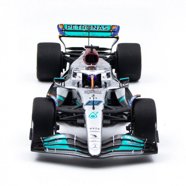 George Russell Mercedes AMG Petronas W13 Formel 1 Miami GP 2022 1:18