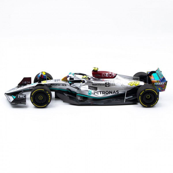 Lewis Hamilton Mercedes AMG Petronas W13 Formel 1 Miami GP 2022 1:18