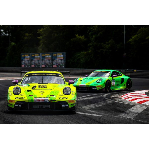 Manthey Grello Art Print - DTM 2023 - #91 + #90 - Frontansicht