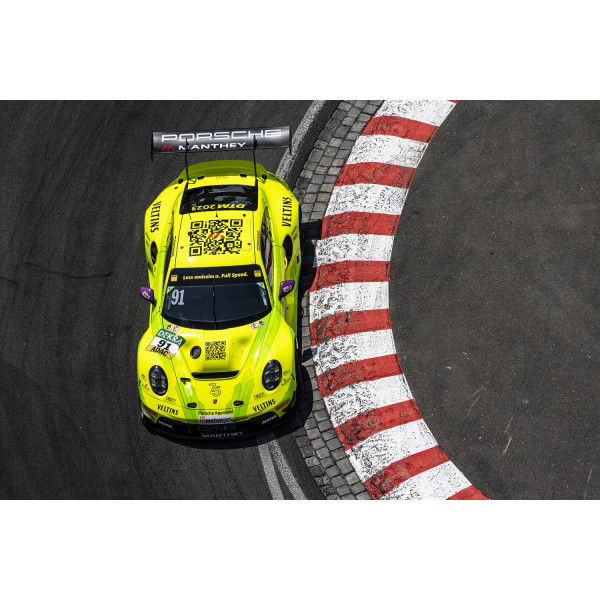 Manthey Grello Art Print - DTM Champion 2023 Thomas Preining - Vista superior