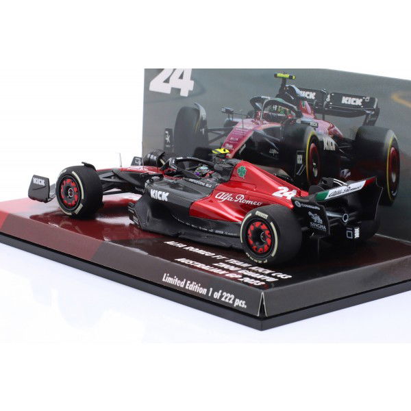 Zhou Guanyu Alfa Romeo F1 Team Stake C43 Australien GP 2023 1:43
