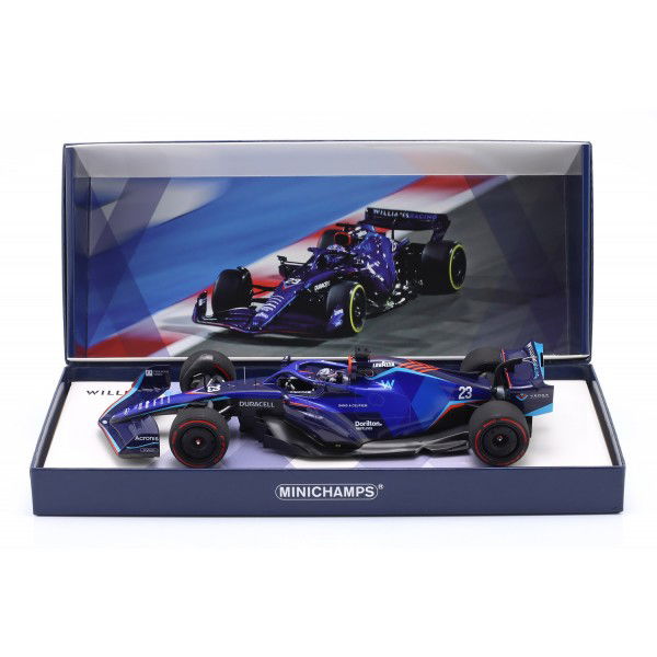 Alexander Albon Williams Racing FW44 Formel 1 Bahrain GP 2022 1:18