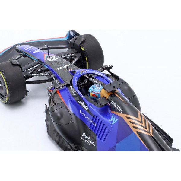 Alexander Albon Williams Racing FW44 Formel 1 Miami GP 2022 1:18