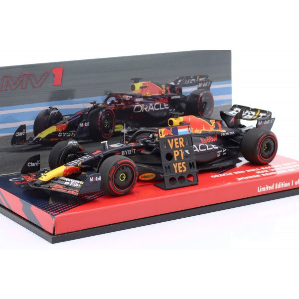 Max Verstappen Oracle Red Bull Racing Sieger Bahrain GP 2023 1:43