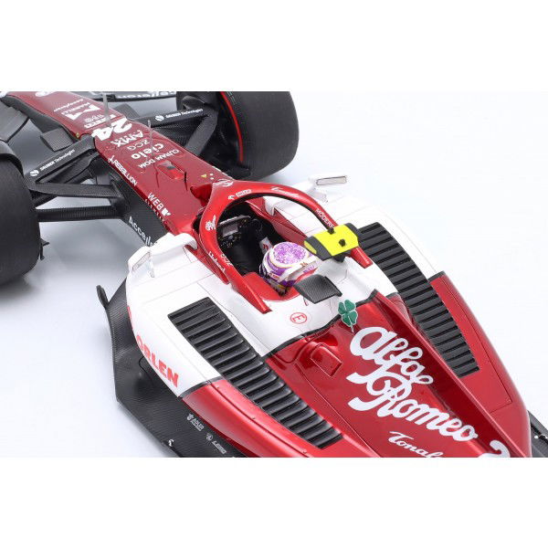 Zhou Guanyu Alfa Romeo F1 Team ORLEN C42 Bahrain GP 2022 1:18