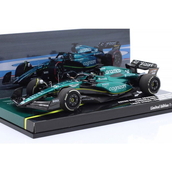 Lance Stroll Aston Martin AMR23 Formel 1 Bahrain GP 2023 1:43