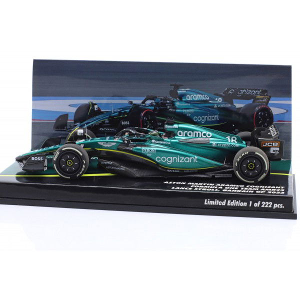 Lance Stroll Aston Martin AMR23 Formel 1 Bahrain GP 2023 1:43