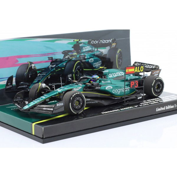 Fernando Alonso Aston Martin AMR23 Formel 1 Saudi-Arabien GP 2023 1:43