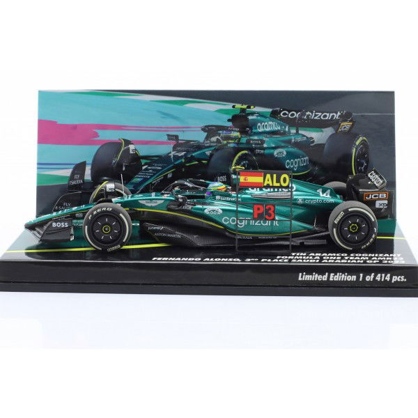 Fernando Alonso Aston Martin AMR23 Formel 1 Saudi-Arabien GP 2023 1:43