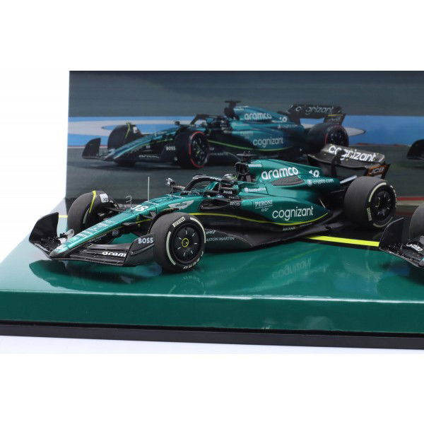 Aston Martin Cognizant F1 Team 2023 AMR23 Alonso / Stroll 1:43