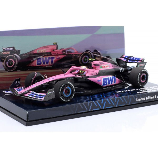 Pierre Gasly BWT Alpine F1 Team A523 Formel 1 Bahrain GP 2023 1:43