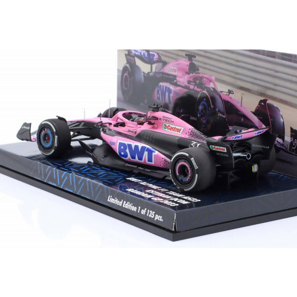 Esteban Ocon BWT Alpine F1 Team A523 Formel 1 Bahrain GP 2023 1:43