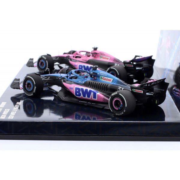Esteban Ocon Alpine F1 Team A523 Bahrain & Miami GP 2023 Doppel-Set 1:43