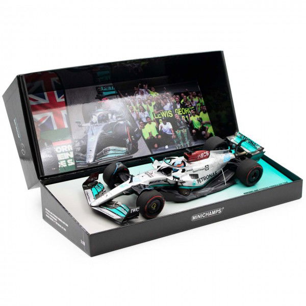 George Russell Mercedes AMG Petronas W13 Sieger Brasilien GP 2022 1:18