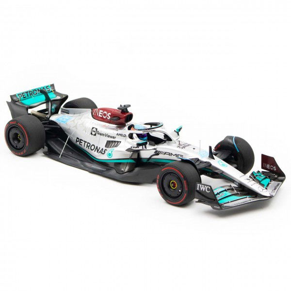 George Russell Mercedes AMG Petronas W13 Sieger Brasilien GP 2022 1:18